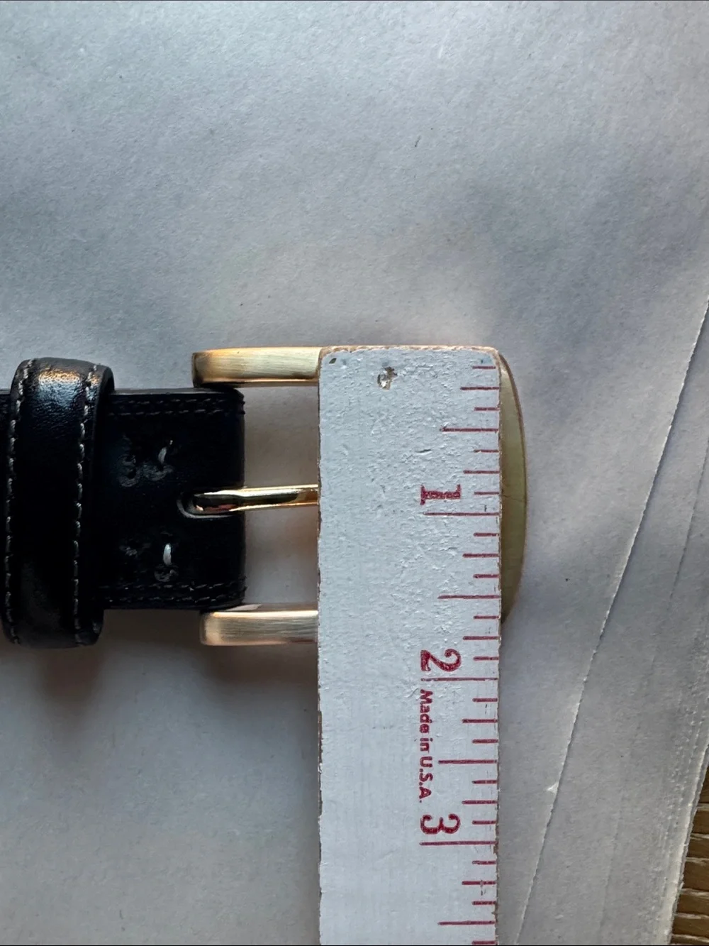 Bill Lavin Soft Collection Black Leather Belt Mens 40 Hand Made/Sewn Fine